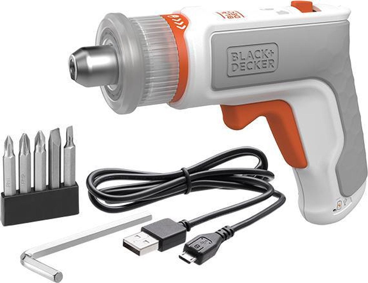 Black+decker 3,6v monteringsskruetrækker - bcrta01-xj