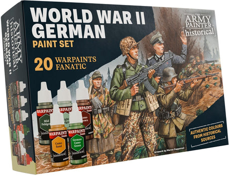 Hærmaleren - historisk: WWII tysk - 20×18ml akrylfarver, vaske og metallics - wp8083p