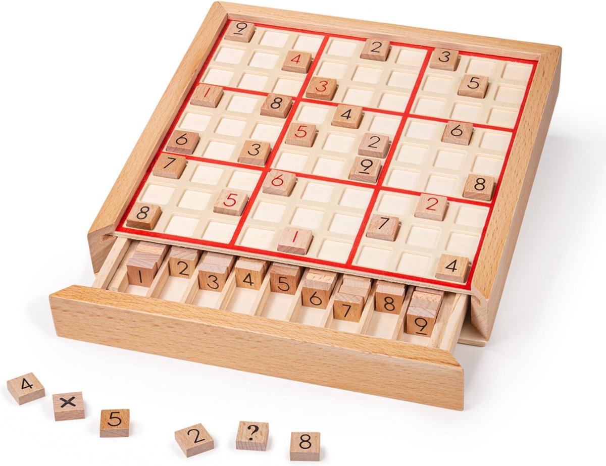 Bigjigs legetøj bigjigs træ sudoku bj084