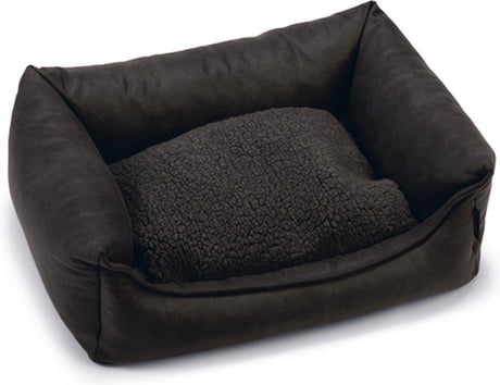 Beeztees uma - orthopedische hondenmand - antraciet- 60x40x20 cm