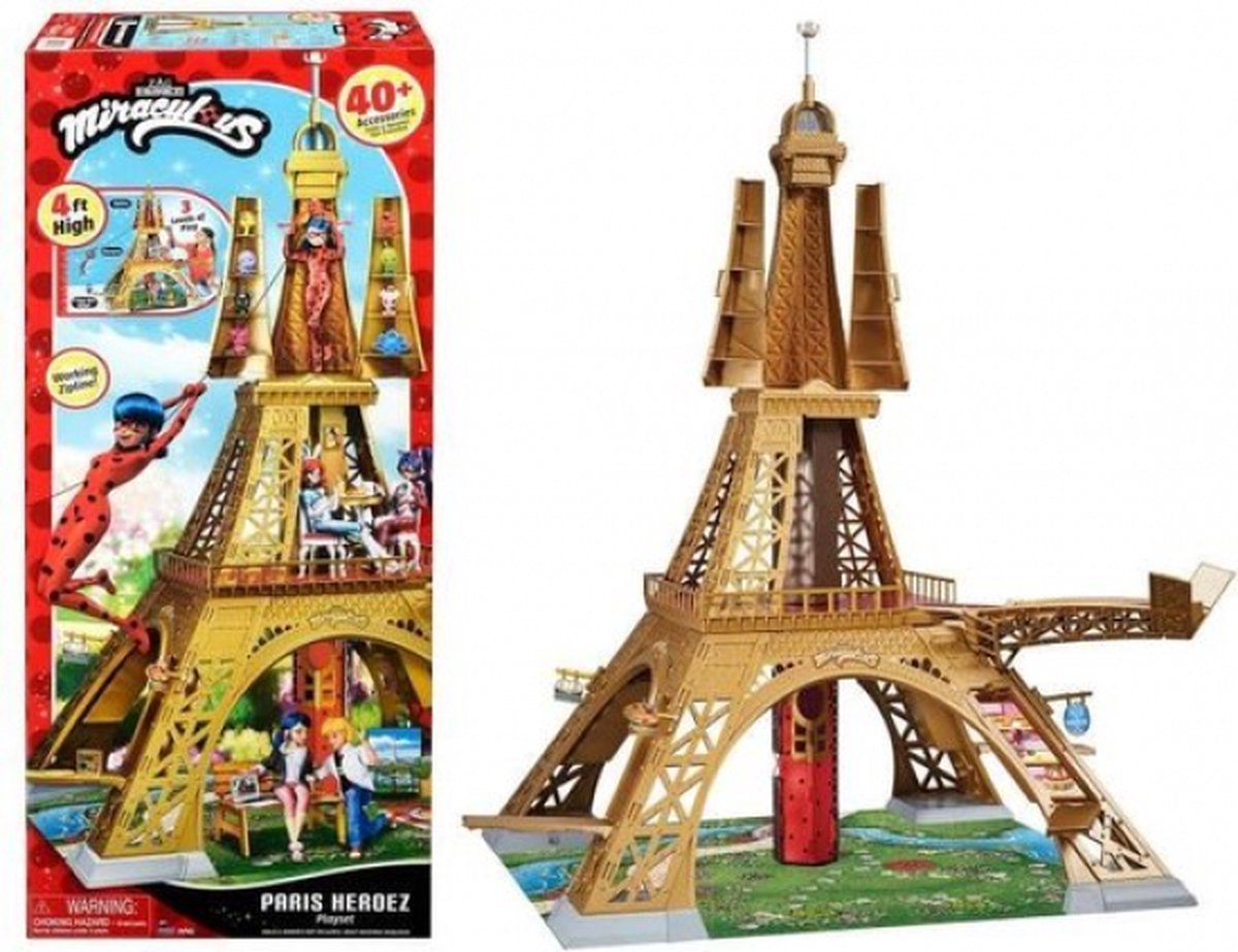 Bandai deluxe legesæt paris - - mirakuløst - over 1,20 m med tilbehør