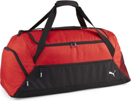 Puma teamgoal teambag l unisex sportstaske - rød-sort