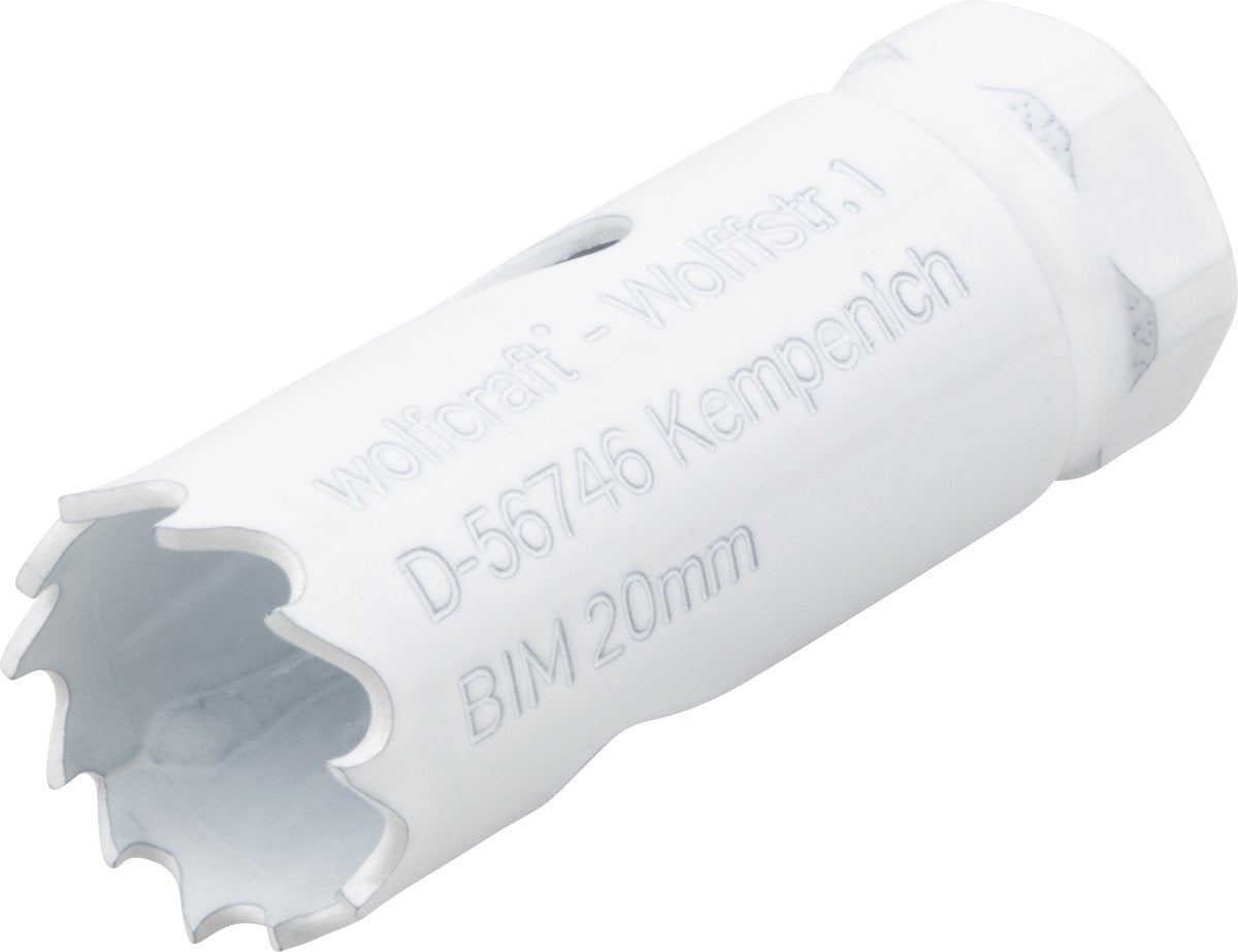Wolfcraft - hulsav 20mm bor bim - indsats - 3490000