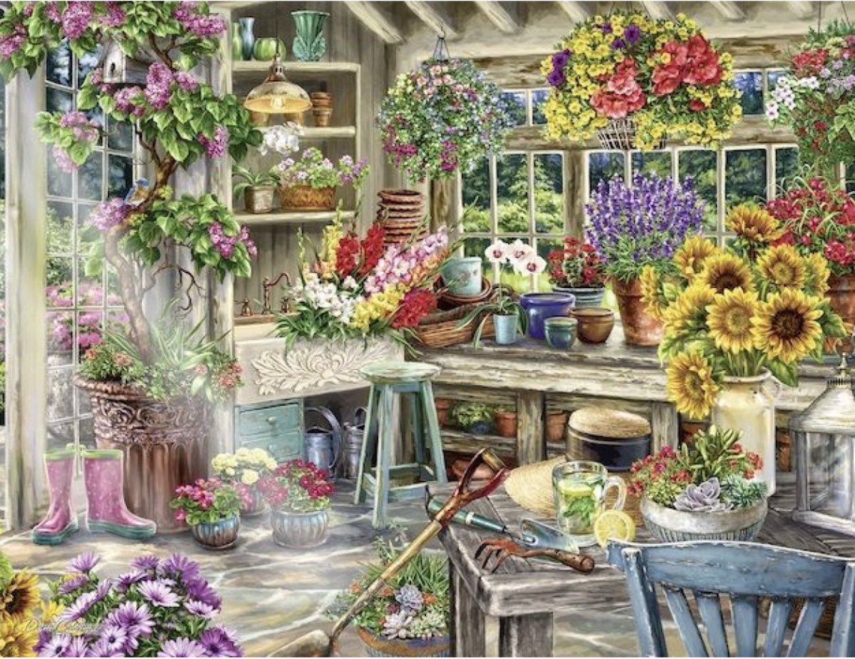 Ravensburger puslespil gartnerens paradis - puslespil - 2000 brikker