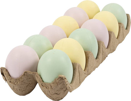 Creativ virksomhed https: www.cchobby.nl eggs-h-6-cm-pastel colors-12-piece-1-box