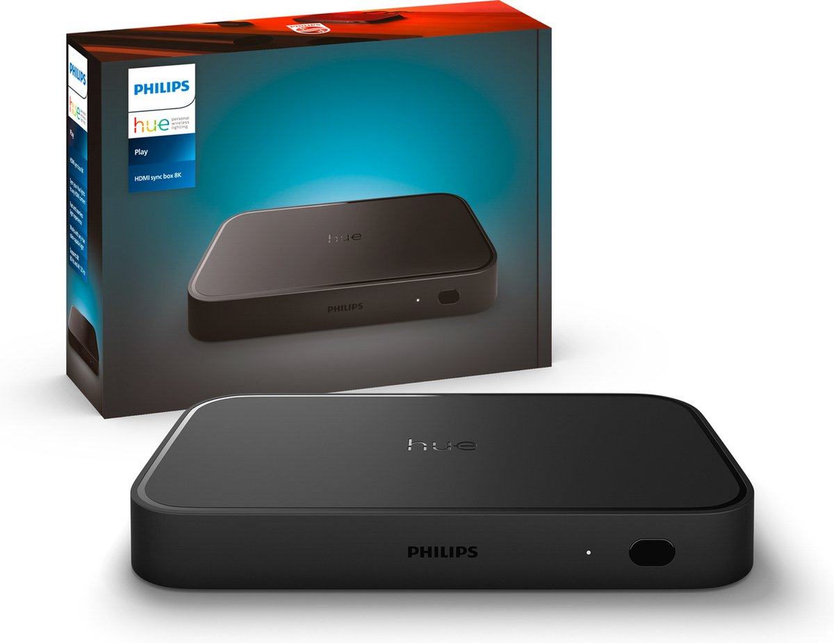 Philips hue play hdmi sync box 8k - zwart