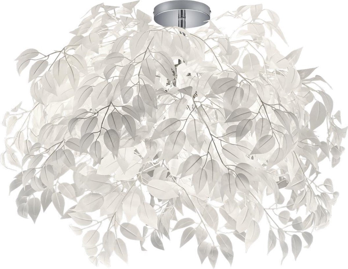 Rl lever dit lys reality leavy - loftslampe - krom - ekskl. 3x e14 4,9 w - loftmontering - mønsterbeskyttelse