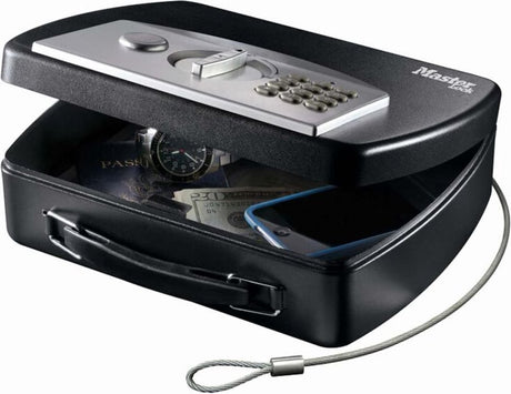 Masterlock master lock digital bærbar pengeskab med kabel