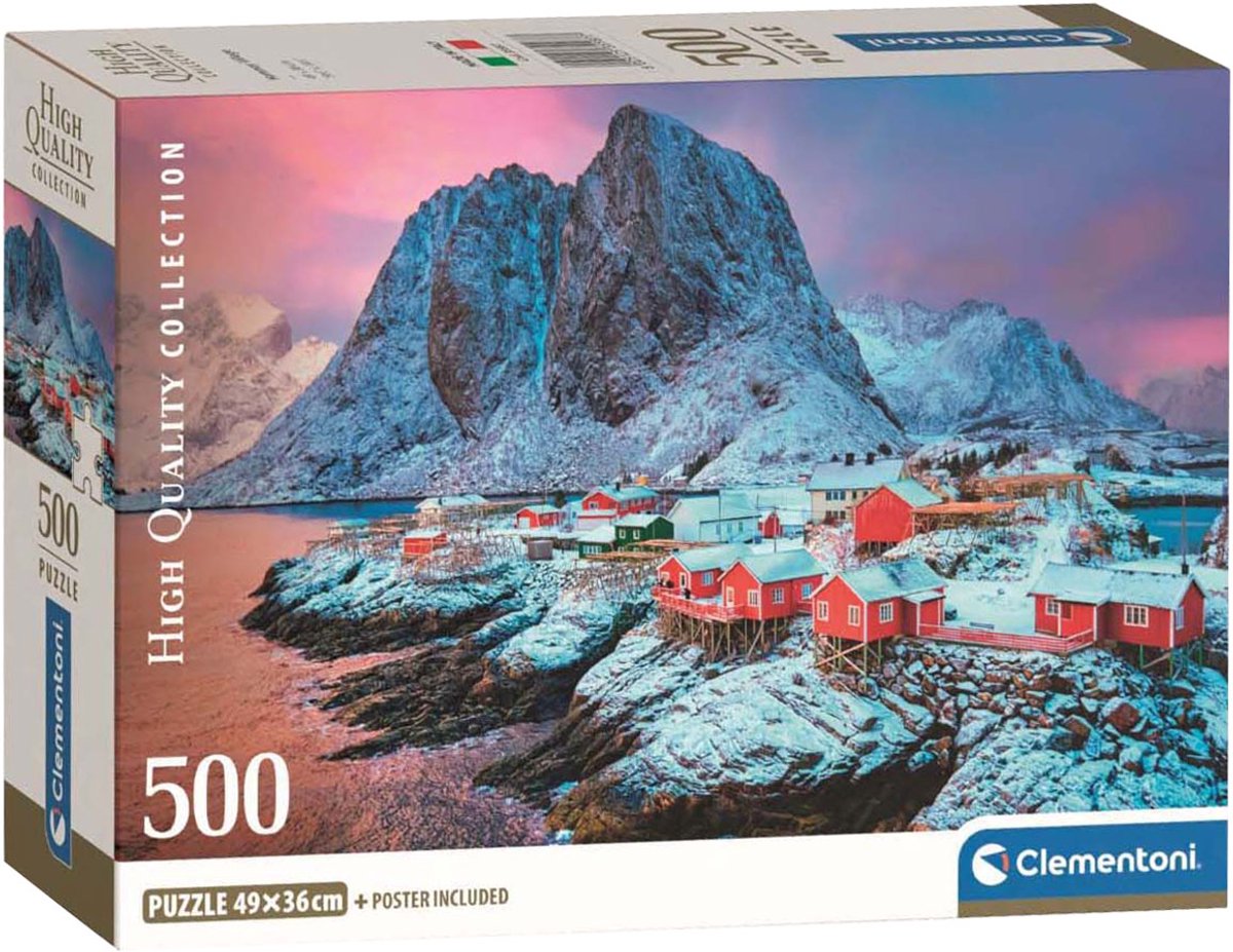 Clementoni puslespil amnoy village, 500 stk.