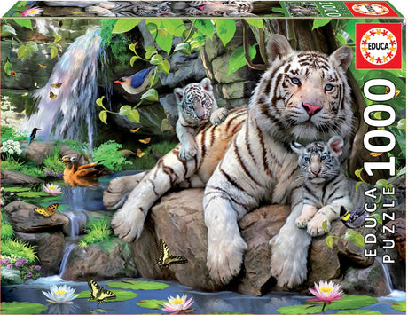 Educa - puslespil - bengalske tigre - 1000 brikker - puslespil