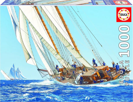 Educa puslespil - sejlbåd - puslespil - 1000 brikker