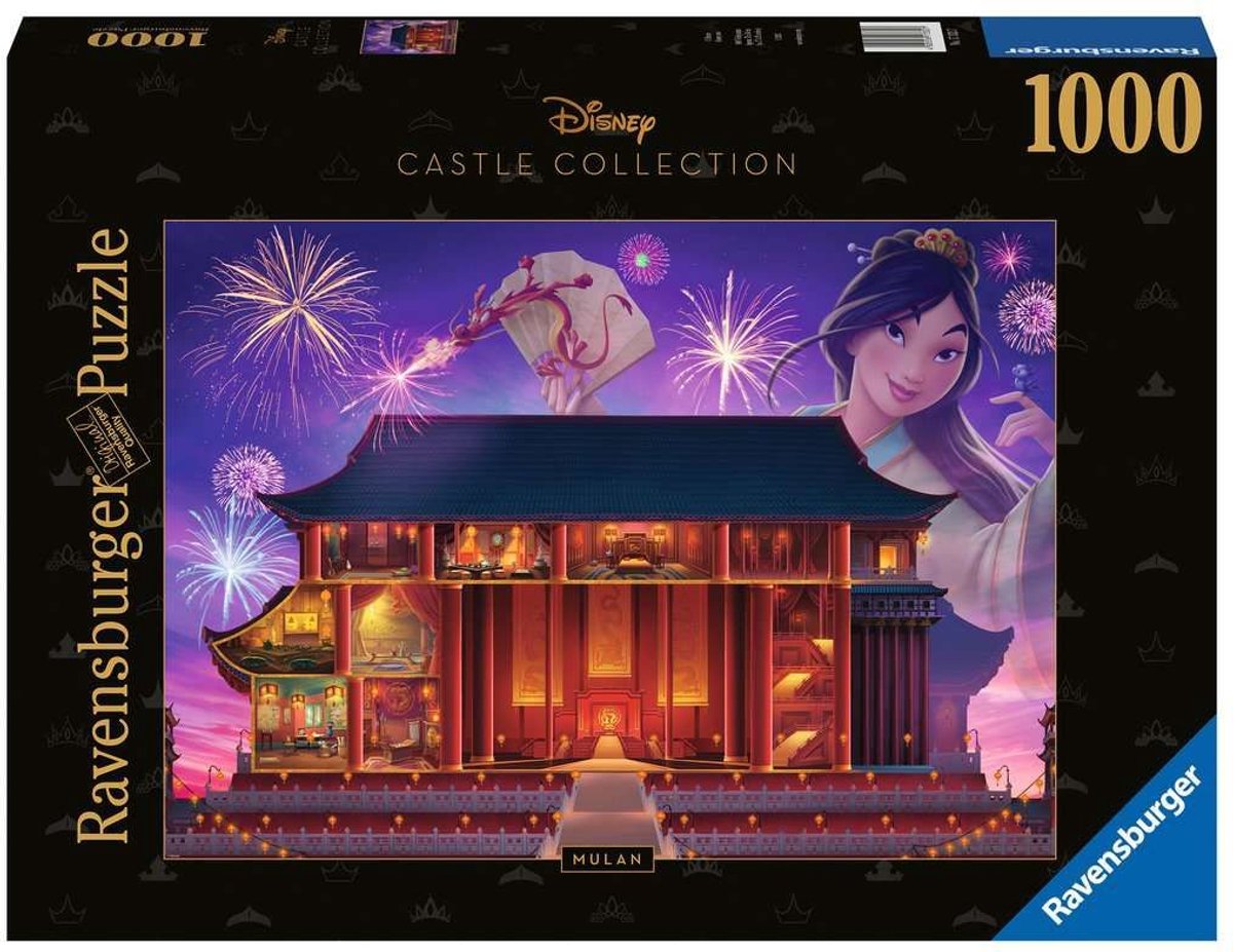 Ravensburger puslespil Disney slotte Mulan - 1000 brikker puslespil.