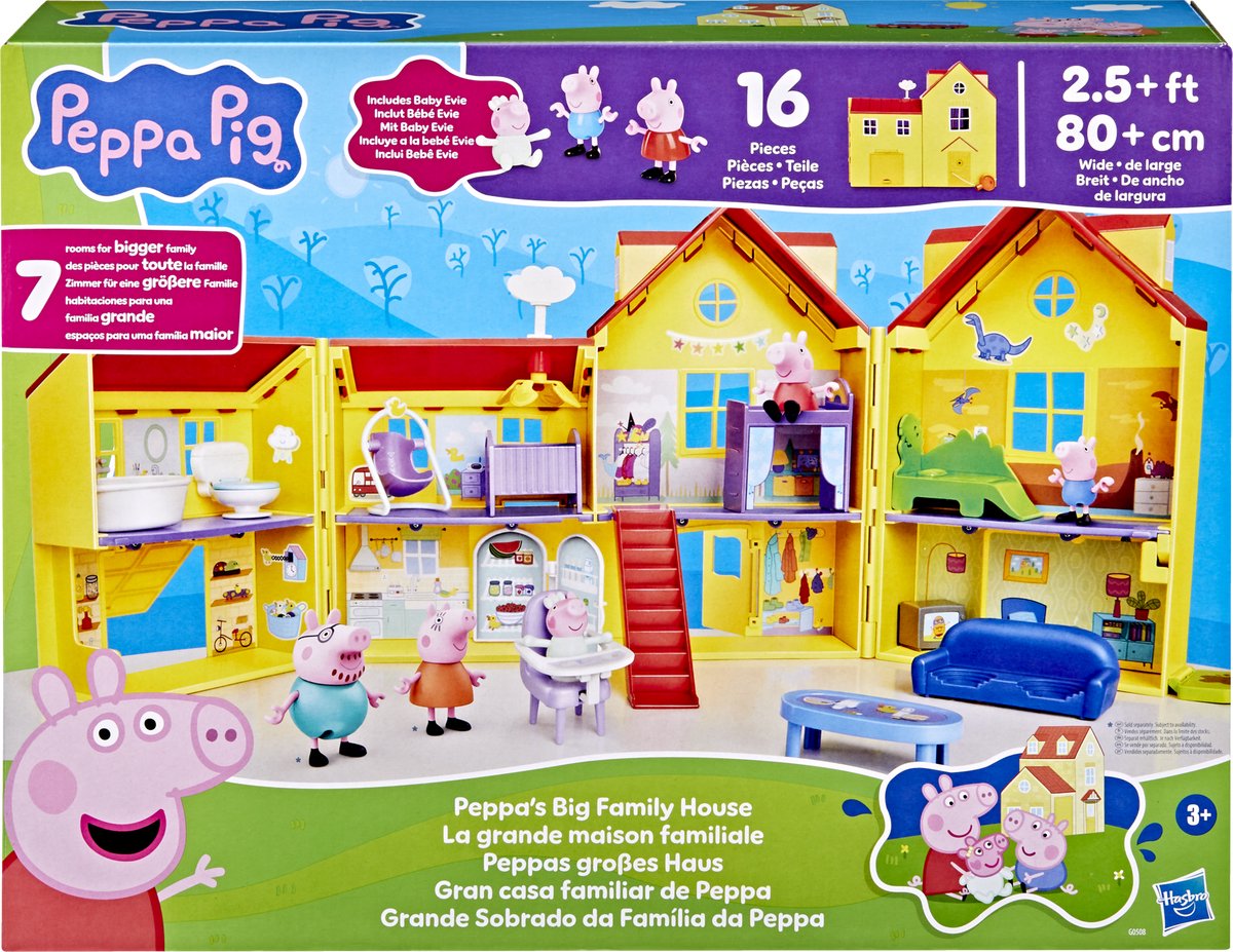 Hasbro peppa gris peppas store familiehus - 16 stk.