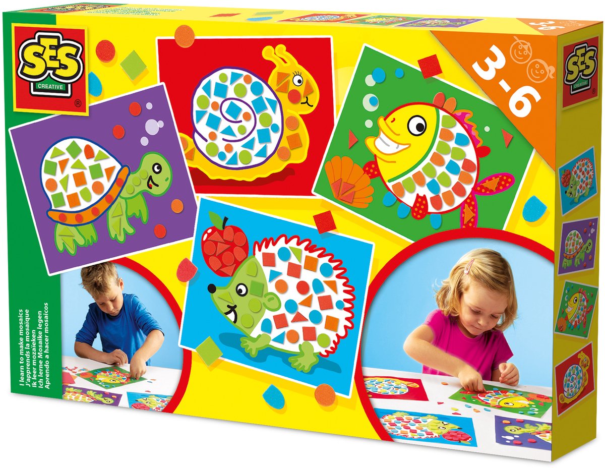 Ses kreativ ses Jeg lærer mosaikker