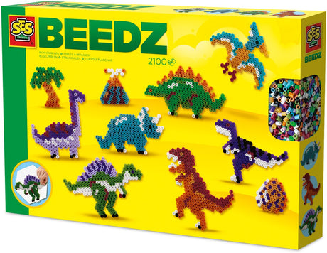 Ses kreative ses jern på perler - dino verden