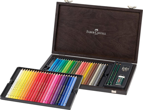 Faber-castell farveblyanter - polychromos - 48 stykker i æske - fc-110006