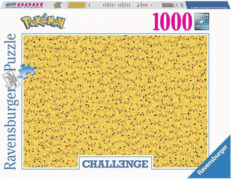 Ravensburger puslespil pikachu challenge - pokemon - 1000 brikker.