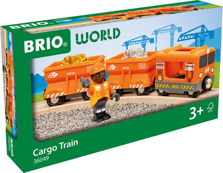 Ravensburger Brio - 36049 godstog | legetøjstog med guld og sølv læs til børn fra 3 år