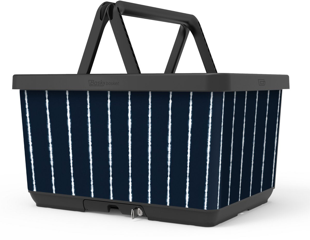 Basky Bicycle Basket 2.0 Tye Dye