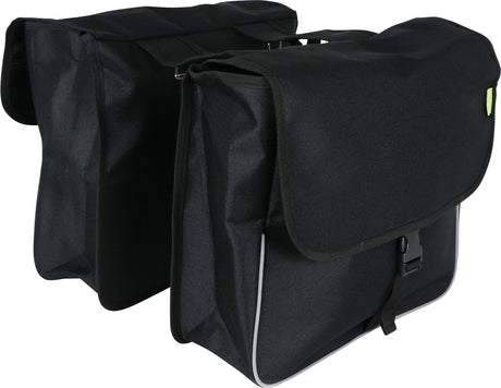Dresco Basic Shopper Double Bicycle Bag 32 liter Nylon Black