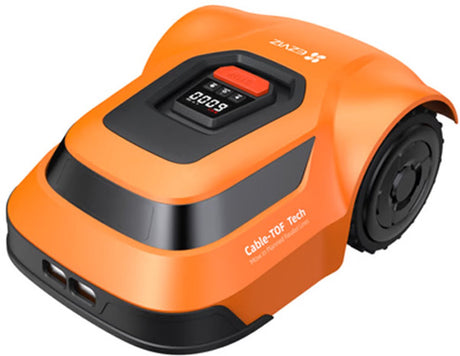 Ezviz rm600 robotplæneklipper - smart robotplæneklipper med app - automatisk og lydløs - velegnet til op til 600m² - vejrbestandig - selvoplader