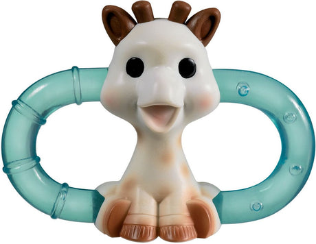 Sophie the giraffe dobbelt kølebiter - kølebitring - babybider legetøj - i hvid gaveæske