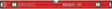 Sola waterpas - aluminium - 100cm - rood