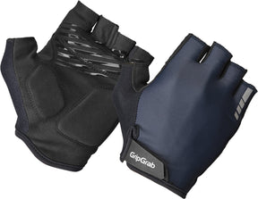 Gripgrab - ride polstret korte finger sommer cykelhandsker med polstring - unisex - marineblå