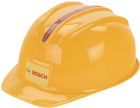 Klein Toys Bosch Mini Toy Hjelm - Justerbar størrelse - Giver Fun Ikke Beskyttelse - Gul