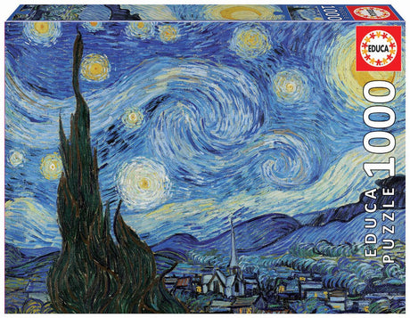 Educa - puslespil - 1000 brikker - vincent van gogh - stjerneklar nat
