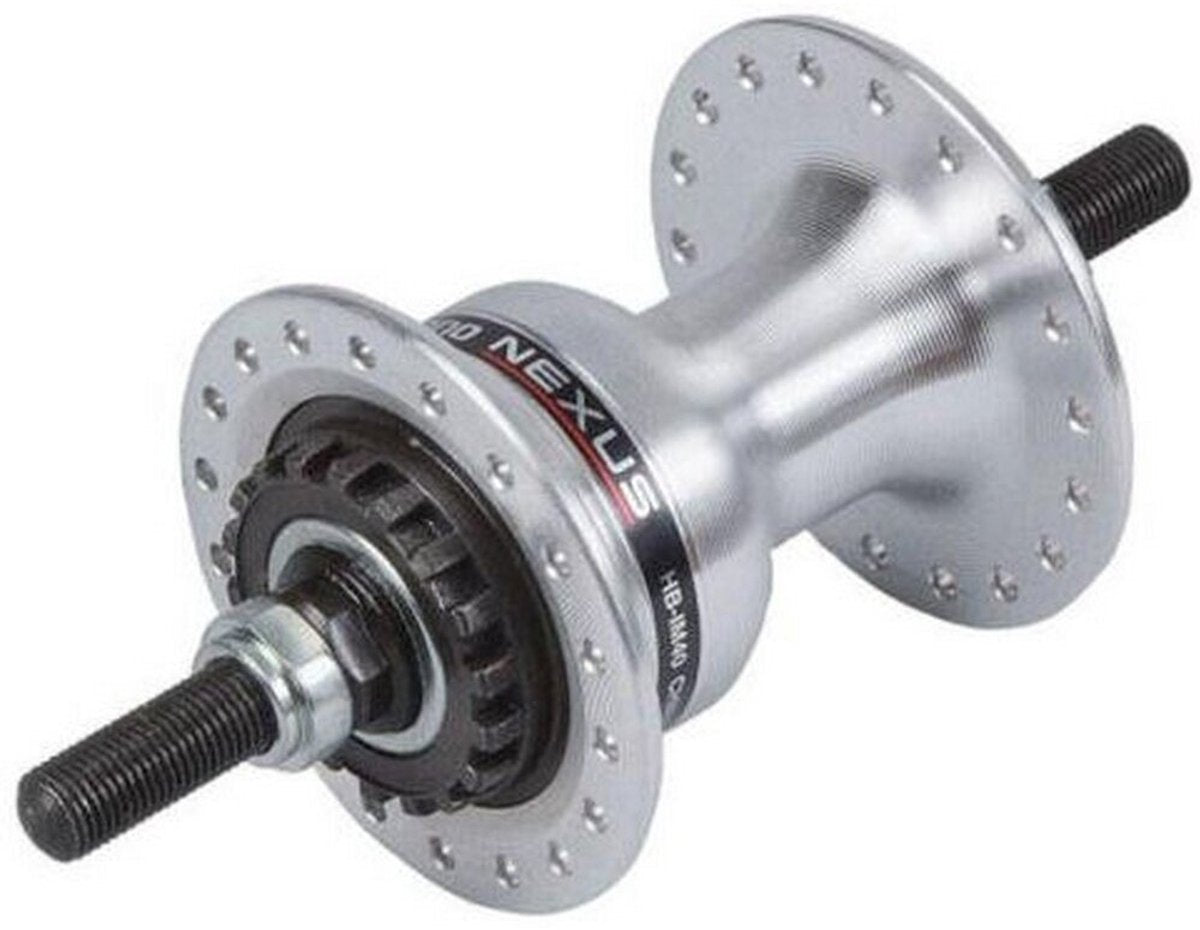 Shimano fornav til rullebremse - 36 egerhuller - sølv - 100 mm monteringsmål