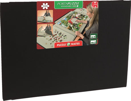 Jumbo portapuslespil standard til puslespil op til 1000 brikker - 80x58 cm - puslespilsmappe