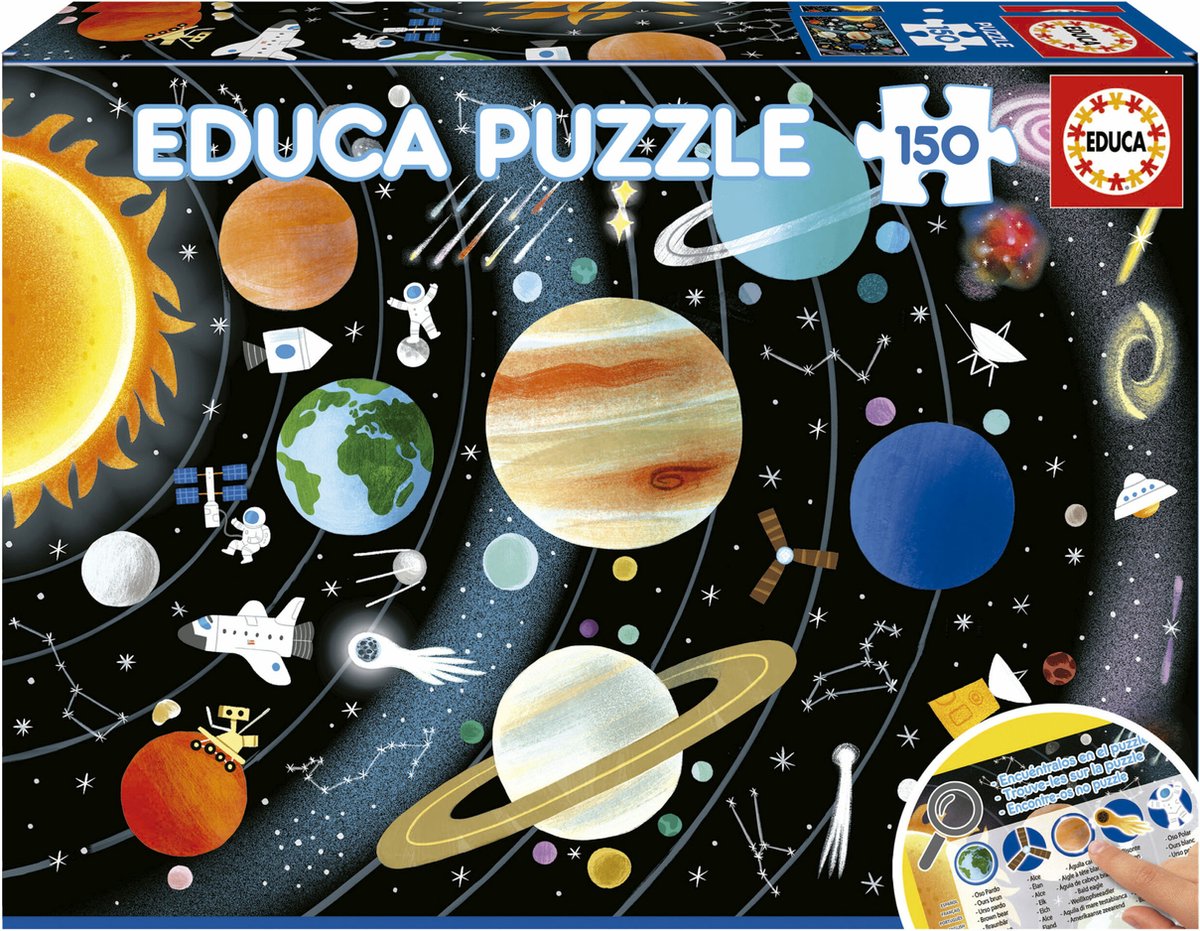Educa - puslespil - 150 brikker - planetarium
