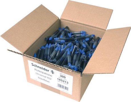 Schneider skriveredskaber schneider refill rollerball - universal 852 - blå - 300 stk - s-185213
