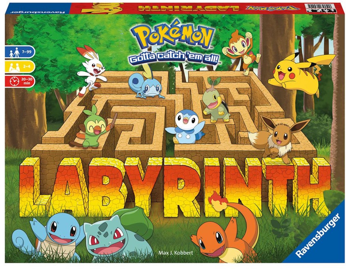 Ravensburger pokemon labyrint - brætspil