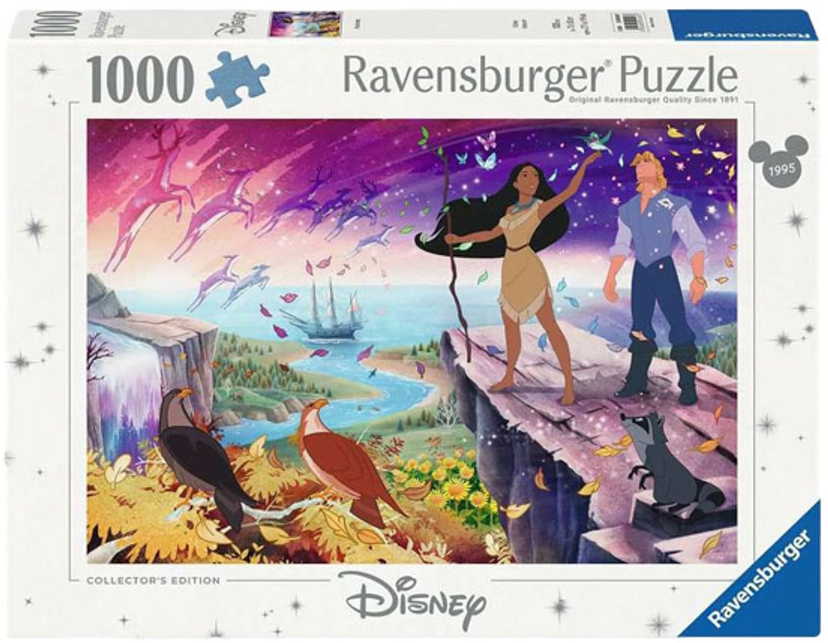 Ravensburger puslespil Disney - Pocahontas - 1000 brikker puslespil.