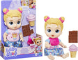Baby alive søde snacks harper kram, dukke med fodertilbehør - blond hår - 28 cm