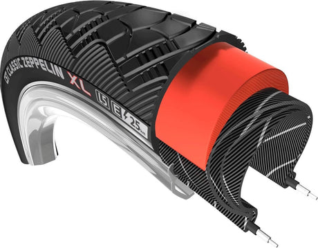 CST Tire Zeppelin XL25 28 X 2,00 SW Refl