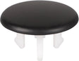 Differnz afdekkap overloop voor wasbak ø 3,5 cm x 2 cm, mat zwart