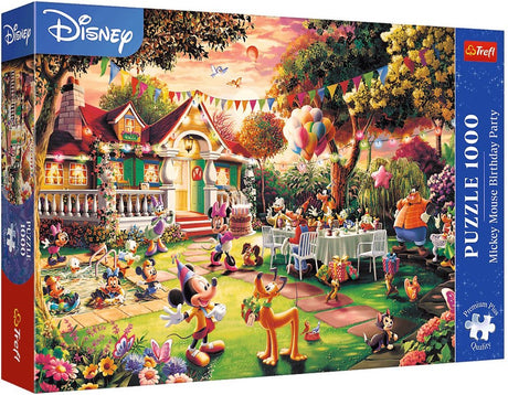 Trefl puslespil 1000 brikker - Mickey Mouse fødselsdag - Disney karton.