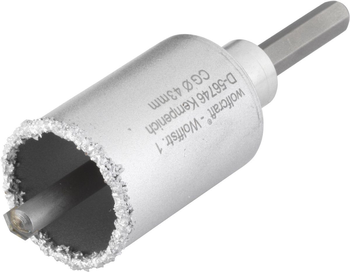 Wolfcraft - hulsav 43mm - til stenmurværk - 3894000