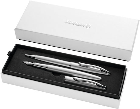 Pelikan jazz noble elegance - gavesæt - sølv