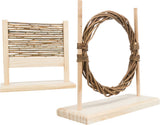 Trixie agility sæt hække med ring (28x12x26 cm)