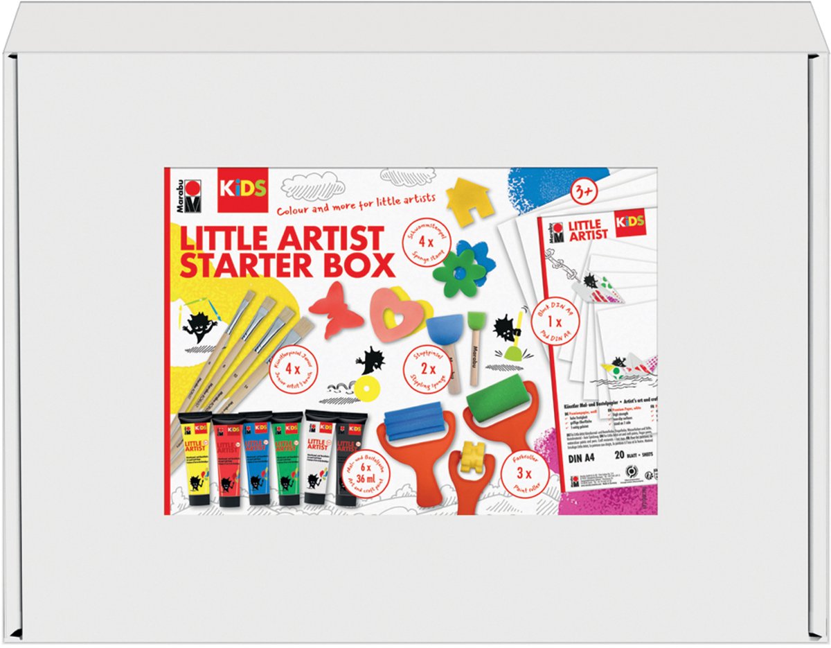 Marabu kids startpakke til unge kunstnere