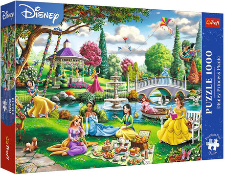 Trefl puslespil 1000 brikker Disney prinsesse picnic - premium plus fsc.
