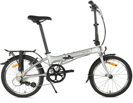Dahon foldede cykel mariner D8 hurtig sølvgrå