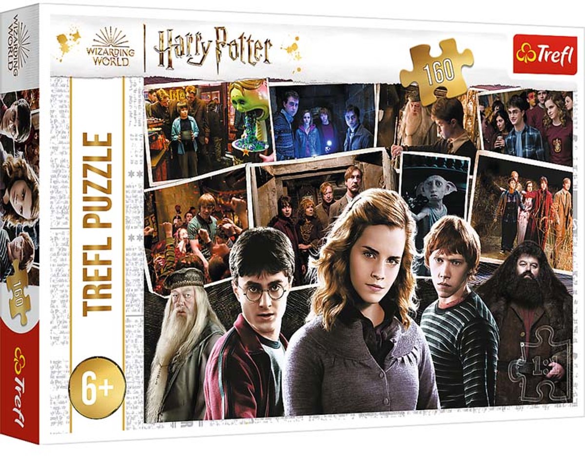 Trefl puslespil - harry potter og venner 160 brikker - magi til børn.