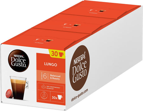 Nescafé dolce gusto kapsler lungo - 90 kaffekopper til 90 kopper kaffe