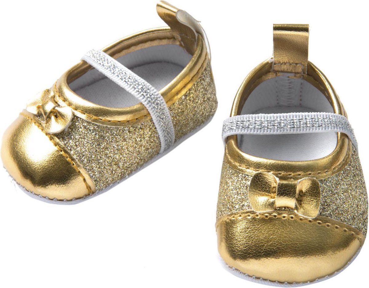 Heless Poppenballallerinas glitter - guld, 30-34 cm