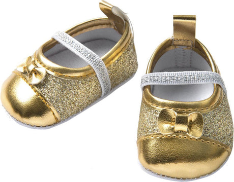 Heless Poppenballallerinas glitter - guld, 30-34 cm